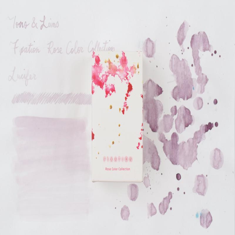 Tono & Lims Ink Bottle - Fixation - Rose Color Collection - Lucifer - 30ml