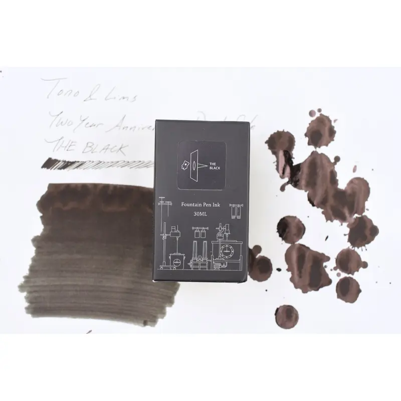 Tono & Lims Ink Bottle - Two Year Anniversary Dark Side - THE BLACK - 30ml