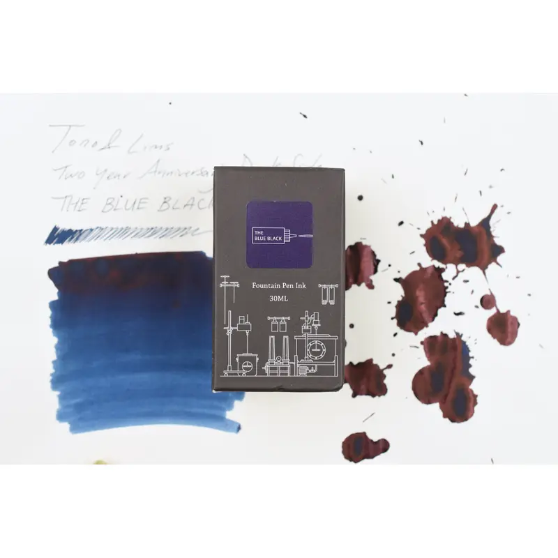 Tono & Lims Ink Bottle - Two Year Anniversary Dark Side - THE BLUE BLACK - 30ml