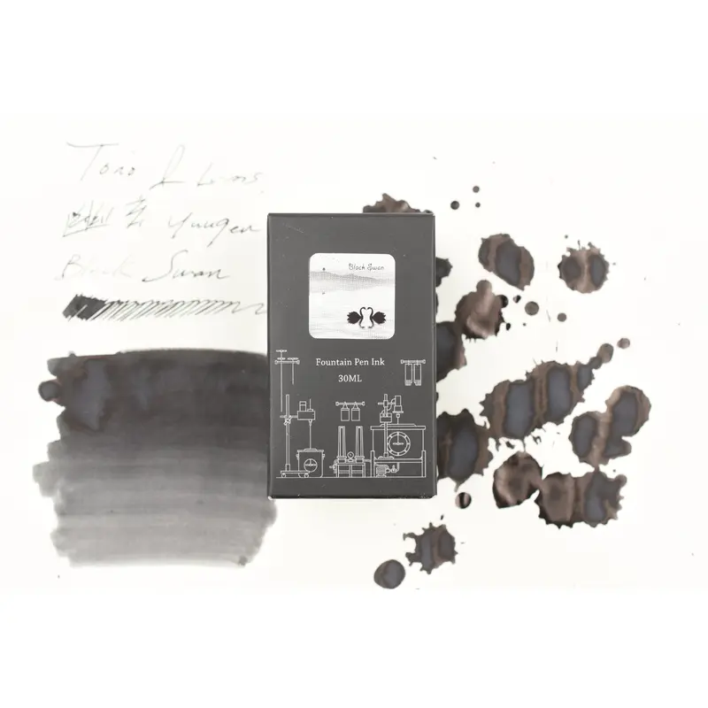 Tono & Lims Ink Bottle -  Yuugen - Black Swan - 30ml