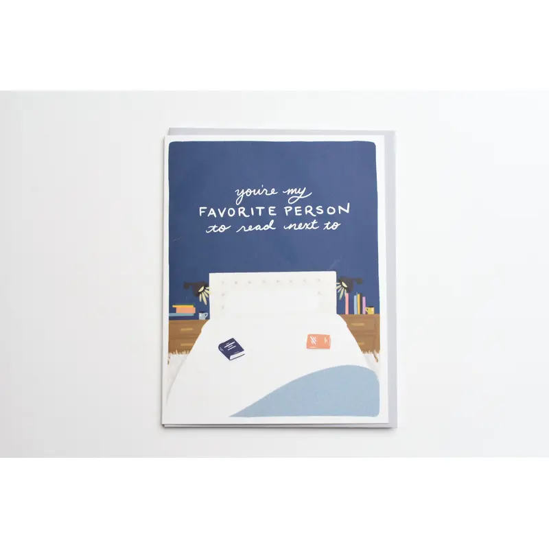 You're My Favorite Person To Read Next To