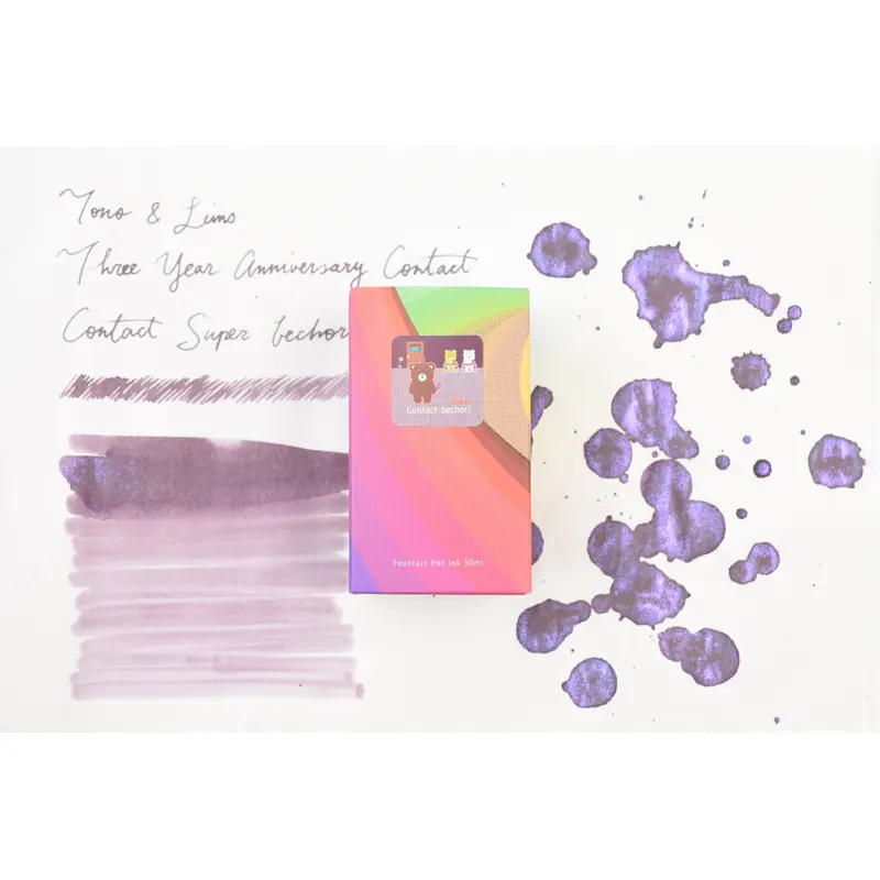 Tono & Lims Ink Bottle - Three Year Anniversary Contact - Contact Super bechori - 30ml