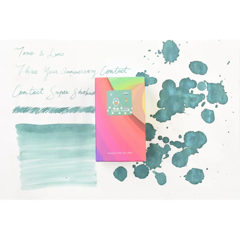 Tono & Lims Ink Bottle - Three Year Anniversary Contact - Contact Super Shokido - 30ml
