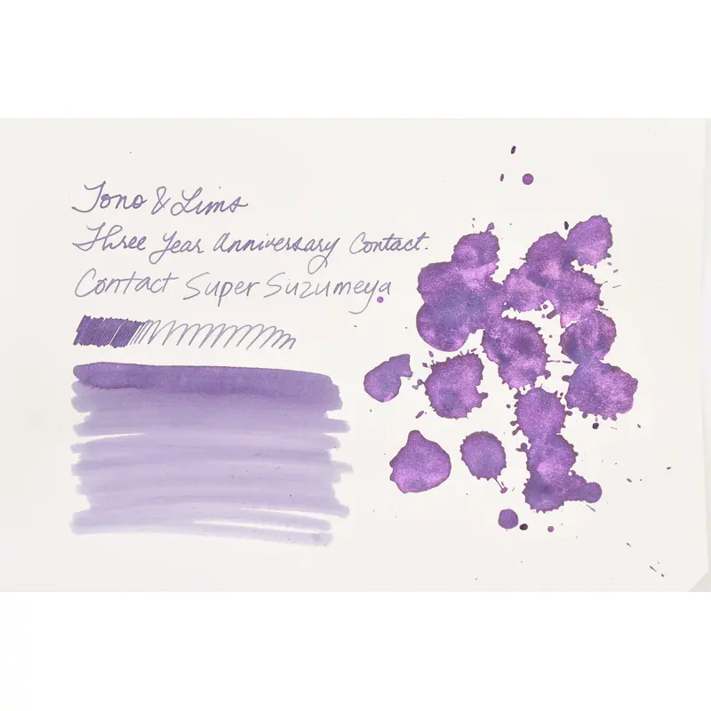 Tono & Lims Ink Bottle - Three Year Anniversary Contact - Contact Super Suzumeya - 30ml
