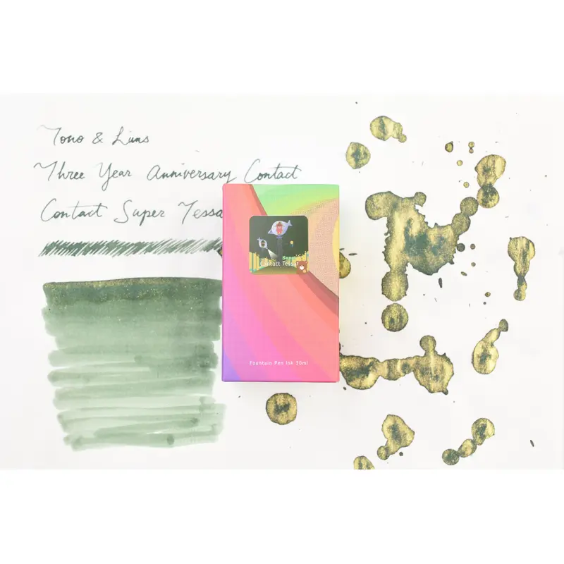 Tono & Lims Ink Bottle - Three Year Anniversary Contact - Contact Super Tessar - 30ml
