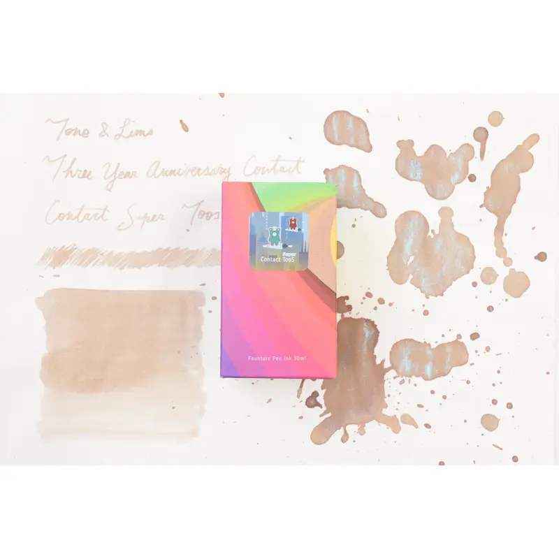 Tono & Lims Ink Bottle - Three Year Anniversary Contact - Contact Super TooS - 30ml