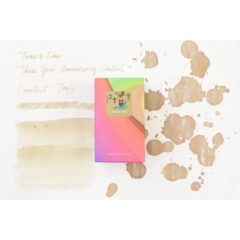 Tono & Lims Ink Bottle - Three Year Anniversary Contact - Contact TooS - 30ml