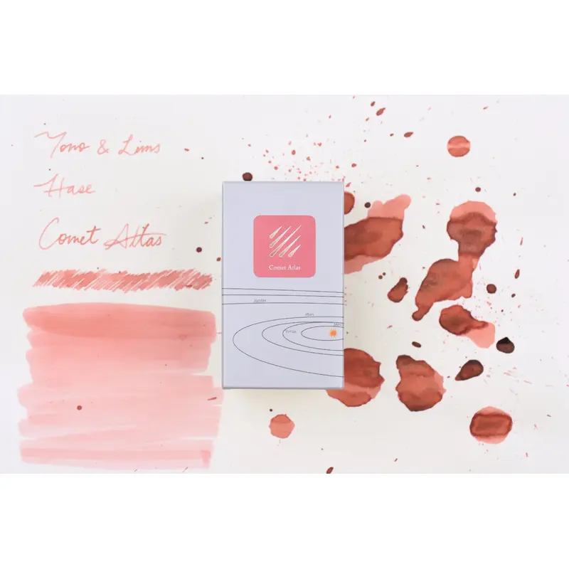 Tono & Lims Glass Pen Ink Bottle - Crystal Line - HASE - Comet Atlas - 30ml