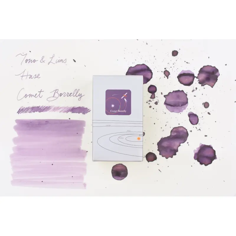 Tono & Lims Glass Pen Ink Bottle - Crystal Line - HASE - Comet Borrelly - 30ml