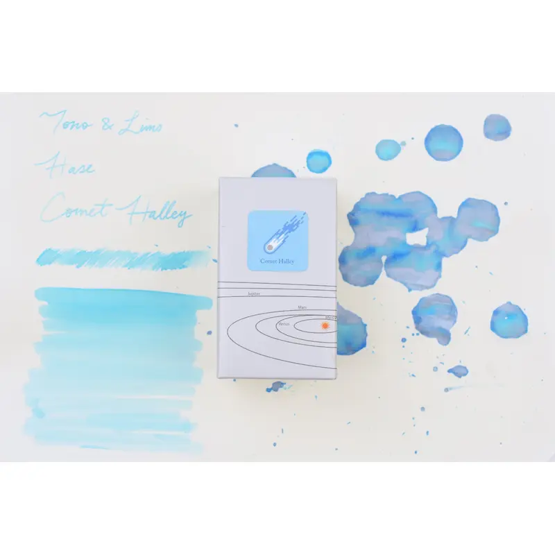 Tono & Lims Glass Pen Ink Bottle - Crystal Line - HASE - Comet Halley - 30ml