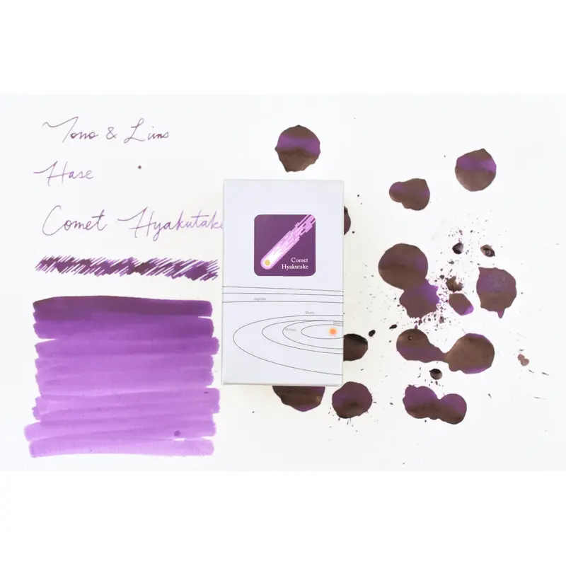 Tono & Lims Glass Pen Ink Bottle - Crystal Line - HASE - Comet Hyakutake - 30ml