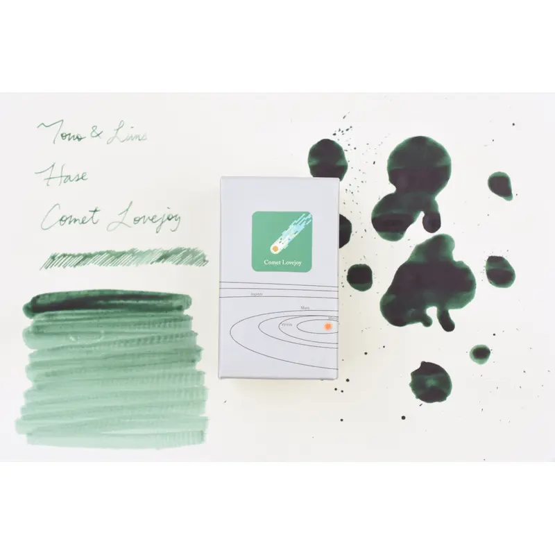 Tono & Lims Glass Pen Ink Bottle - Crystal Line - HASE - Comet Lovejoy - 30ml