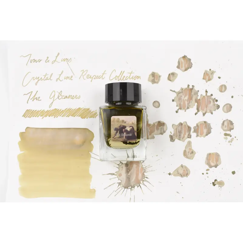 Tono & Lims Glass Pen Ink Bottle - Crystal Line - Respect Collection - The Gleaners - 30ml