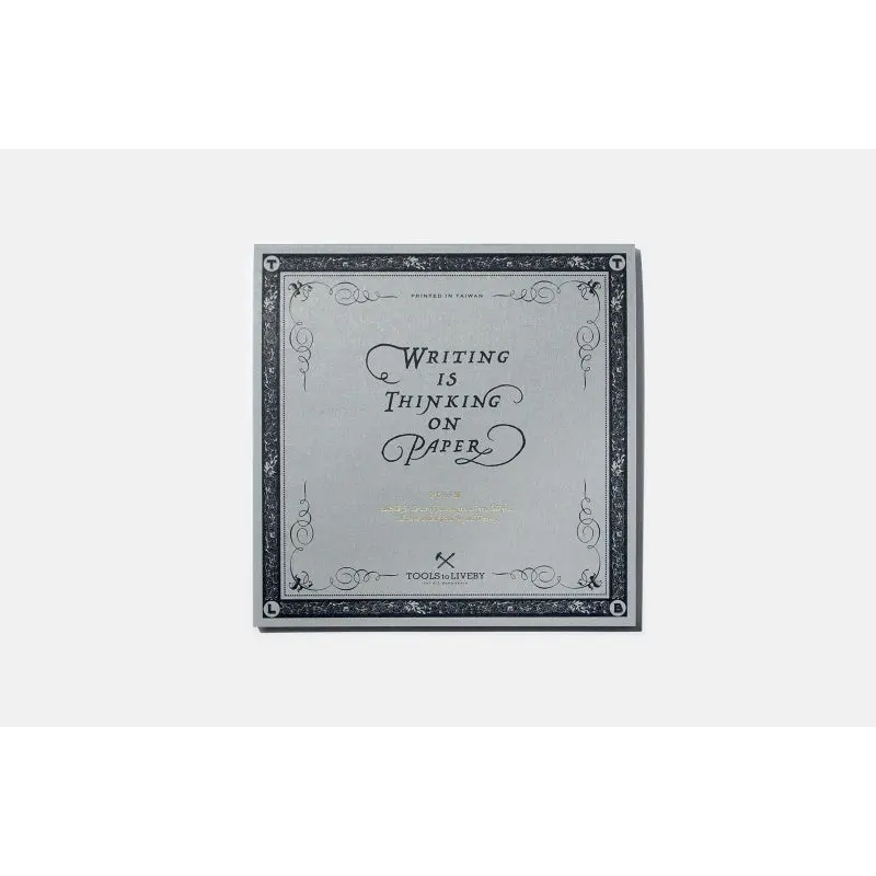 Tools to Liveby Calligraphy Practice Notebook - Plain