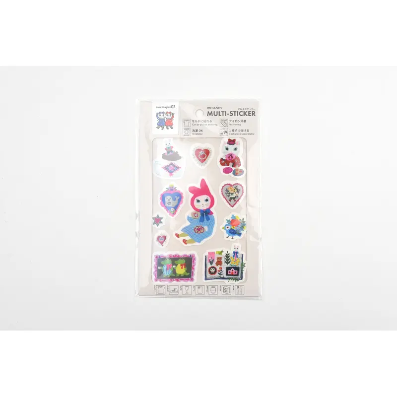 Yumi Kitagishi x SANBY Multi-Sticker - Tea Time